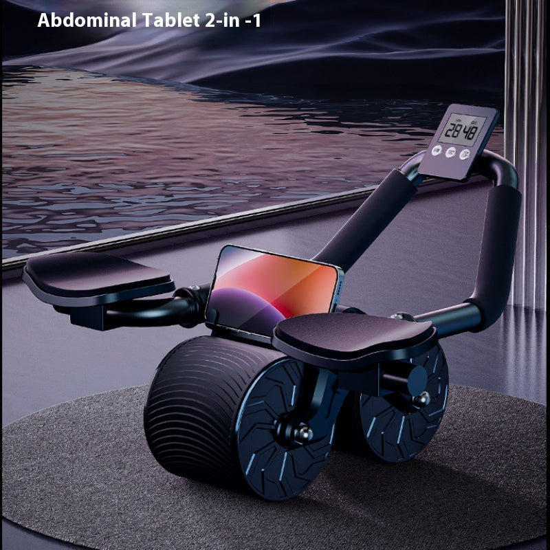 Automatic Rebound Ab Wheel – Core Trainer for Home Fitness