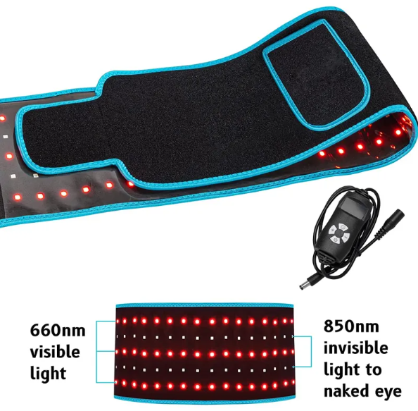 105 LED Infrared Belt Therapy Device – Heat & Red Light for Pain Relief & Muscle Recovery