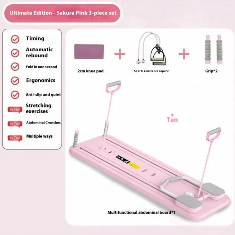 Multi-Function Abdominal Wheel Fitness Board – Core, Legs, Hips & Arms Home Trainer