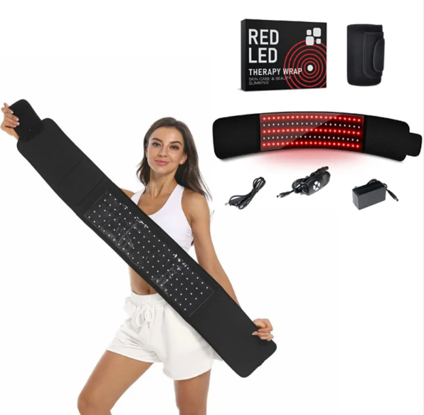 105 LED Infrared Belt Therapy Device – Heat & Red Light for Pain Relief & Muscle Recovery