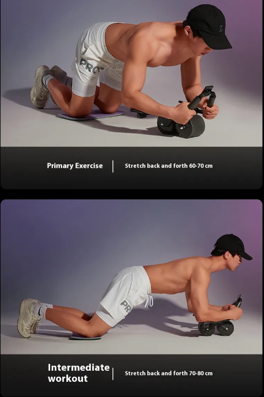Automatic Rebound Ab Wheel – Core Trainer for Home Fitness