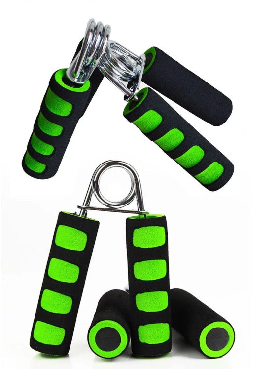Fitness Hand Gripper – Sponge Grip Strengthener with Chrome Spring Steel